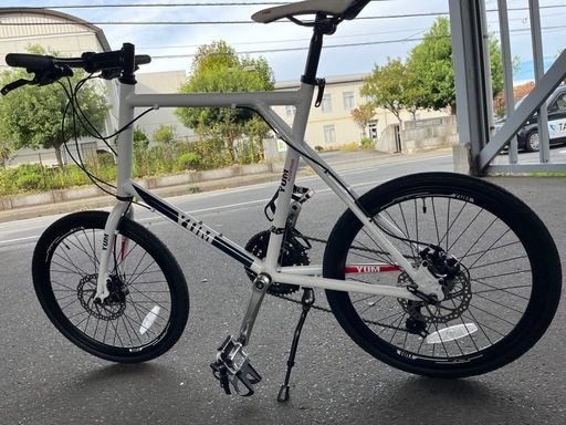 極美品】YUMミニベロ21スピード アルミフレーム ディスクブレーキ 20