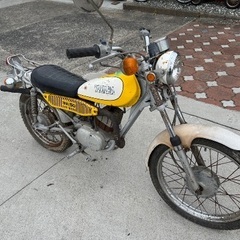 値下げ！YAMAHA TY50 354②　整備ベース車 書類/原付 2スト 旧車 絶版車トライアルGT MR 50 80　宮城発の画像