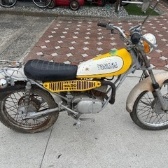 値下げ！YAMAHA TY50 354②　整備ベース車 書類/原付 2スト 旧車 絶版車トライアルGT MR 50 80　宮城発の画像
