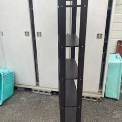 本棚　飾り棚　スリムタイプ　菊野台の画像