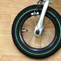 ペダルなし へんしんバイク 12.5インチ バランスバイク 緑 キッズ自転車 札幌市 清田区 平岡の画像