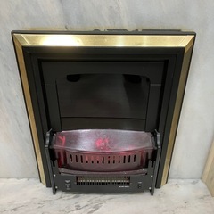 中古品　オブジェ　大理石　暖炉型ヒーター　200V電源　用工事　公田店の画像