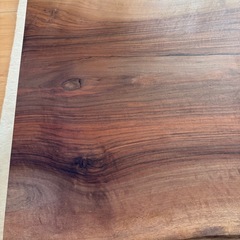 一枚板　ウォールナット　ローテーブルの画像