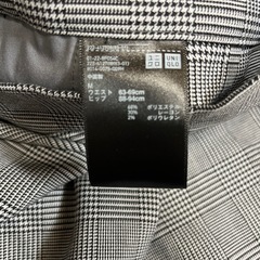ユニクロ 千鳥格子 スカートの画像