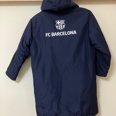 ベンチコート FC BARCELONA FCバルセロナ ネイビー 140cmの画像