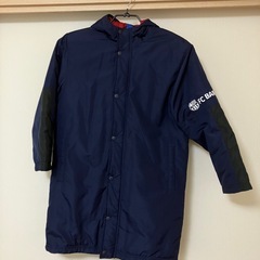 ベンチコート FC BARCELONA FCバルセロナ ネイビー 140cmの画像