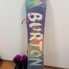 BURTON SOCIALiTe 142 スノーボード3点セットカバー、コード付の画像