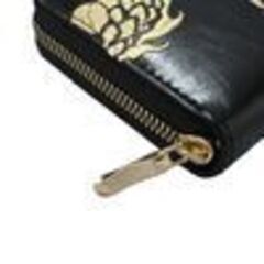   11月２０日まで限定商品　 財布 ウォレット 長財布 ラウンドファスナー 龍 刺繍 ワンポイント かっこいい コインケース の画像