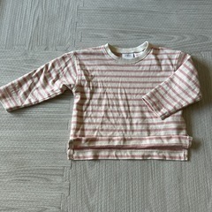 ZARA ストライプ　カットソーの画像