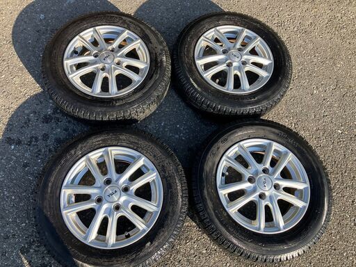 バリ山　TOYO ガリットG5　145/80R13　アルミ+スタッドレスタイヤ　4本セット