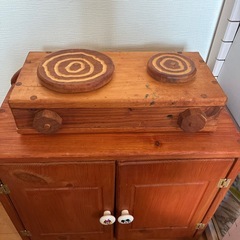 手作り 棚 ・おままごとキッチンの画像