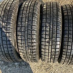 バリ山　TOYO ガリットG5　145/80R13　アルミ+スタッドレスタイヤ　4本セットの画像