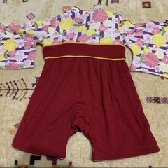 はかまロンパース　90センチの画像