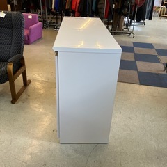 A2511-047 古賀家具 扉カウンター コト キッチンカウンター ホワイト キズ汚れ有りの画像