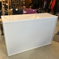 A2511-047 古賀家具 扉カウンター コト キッチンカウンター ホワイト キズ汚れ有りの画像