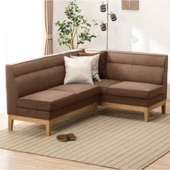 急募★3人がけ コーナーソファ ブラウン リビングダイニングソファ L字ソファ　ニトリの画像