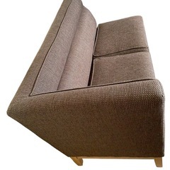 急募★3人がけ コーナーソファ ブラウン リビングダイニングソファ L字ソファ　ニトリの画像