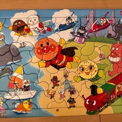 🉐パズルセット🉐　アンパンマン  ６５ピースの画像