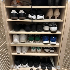 靴箱 ２つセット　の画像