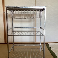 キッチン用収納棚の画像