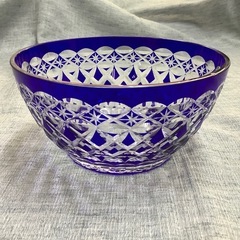 「江戸切子」のガラスの器の画像