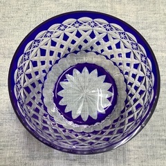 「江戸切子」のガラスの器の画像