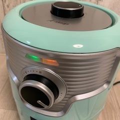 ❤️断捨離早い者勝ち　新品未使用品　レトロ調熱風フライヤー　保管品箱無しの画像