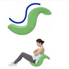 ゆらころん　ゆらゆら 腹筋 トレーニング！　座ったまま ながら運動 フィットネス ダイエット の画像