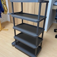 👟 【使用1ヶ月・分解済み】コーナン購入 4段シューズラック/マルチラックの画像