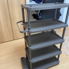 👟 【使用1ヶ月・分解済み】コーナン購入 4段シューズラック/マルチラックの画像