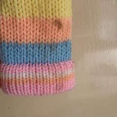 ニット　ジップアップパーカー　キッズの画像