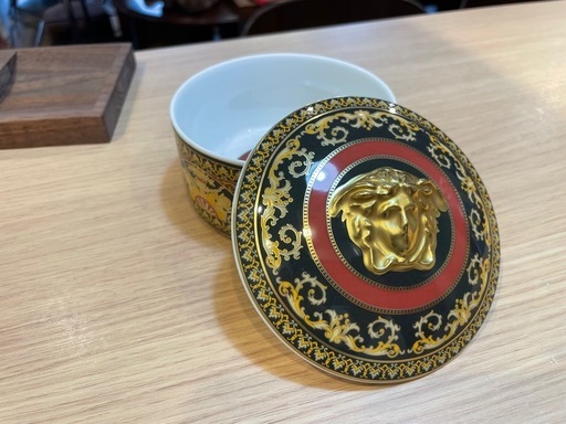 B7117【ヴェルサーチ】 ローゼンタール メデューサ シュガーケース 小物入れ