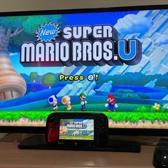 wiiuゲーム機　ソフト大量の画像