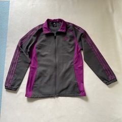 adidas CLIMA 365 アディダス クライマ365 ジャージ上下セット Oサイズ XLサイズ相当 パープル 中古品  の画像
