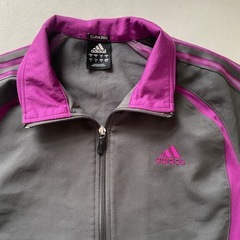 adidas CLIMA 365 アディダス クライマ365 ジャージ上下セット Oサイズ XLサイズ相当 パープル 中古品  の画像