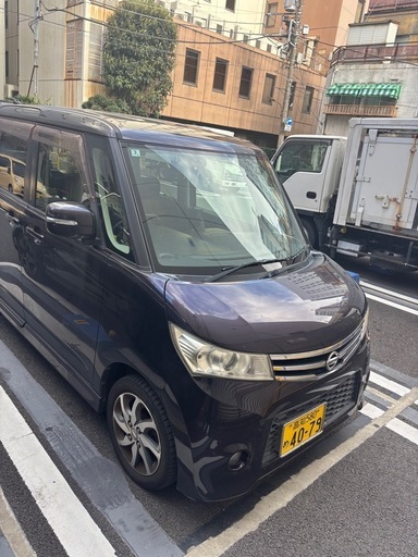 ルークス　軽自動車　平成24年式　黒茶