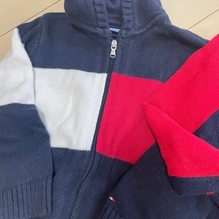 トミーヒルフィガー　ニットパーカーの画像