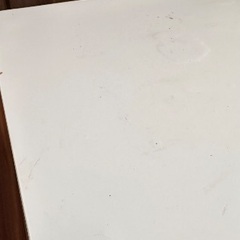 白いテーブル　高さ45センチの画像