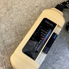 A2511-049 MARUNIクォーツ 温風テーブル こたつ 動作確認済み キズ汚れ有り コードは中にしまってあります。の画像