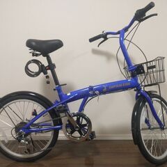 折りたたみ自転車 CAPTAIN STAG 美品の画像