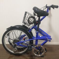 折りたたみ自転車 CAPTAIN STAG 美品の画像