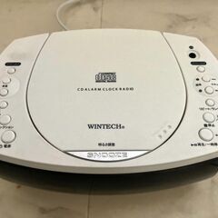 CDプレーヤー・FM ・目覚まし時計の画像