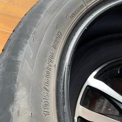 タイヤ　ホイール無し　195/60R16 89Hの画像