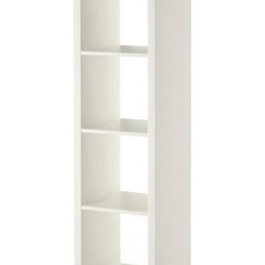 4段 ラック 棚 本棚　IKEA イケア KALLAX シェルフユニット ホワイトの画像