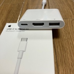 Apple マルチポートアダプター typeC HDMIの画像