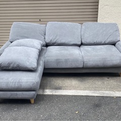 A573♠️blocco LEON 3人掛けカウチソファ ARTIFICIAL SUEDE の画像