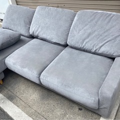 A573♠️blocco LEON 3人掛けカウチソファ ARTIFICIAL SUEDE の画像