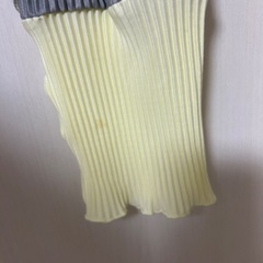 kirakirashop 袖配色プリーツトップス　グレーの画像