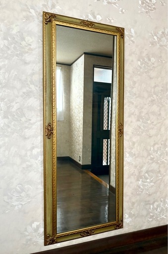 コシイシ家具購入 アンティーク調鏡 ミラー