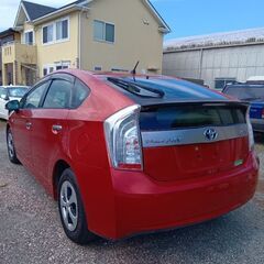 ワンオーナ超希少車トヨタプリウスＰＨＶ希少のワインレッド予備検査付きの画像